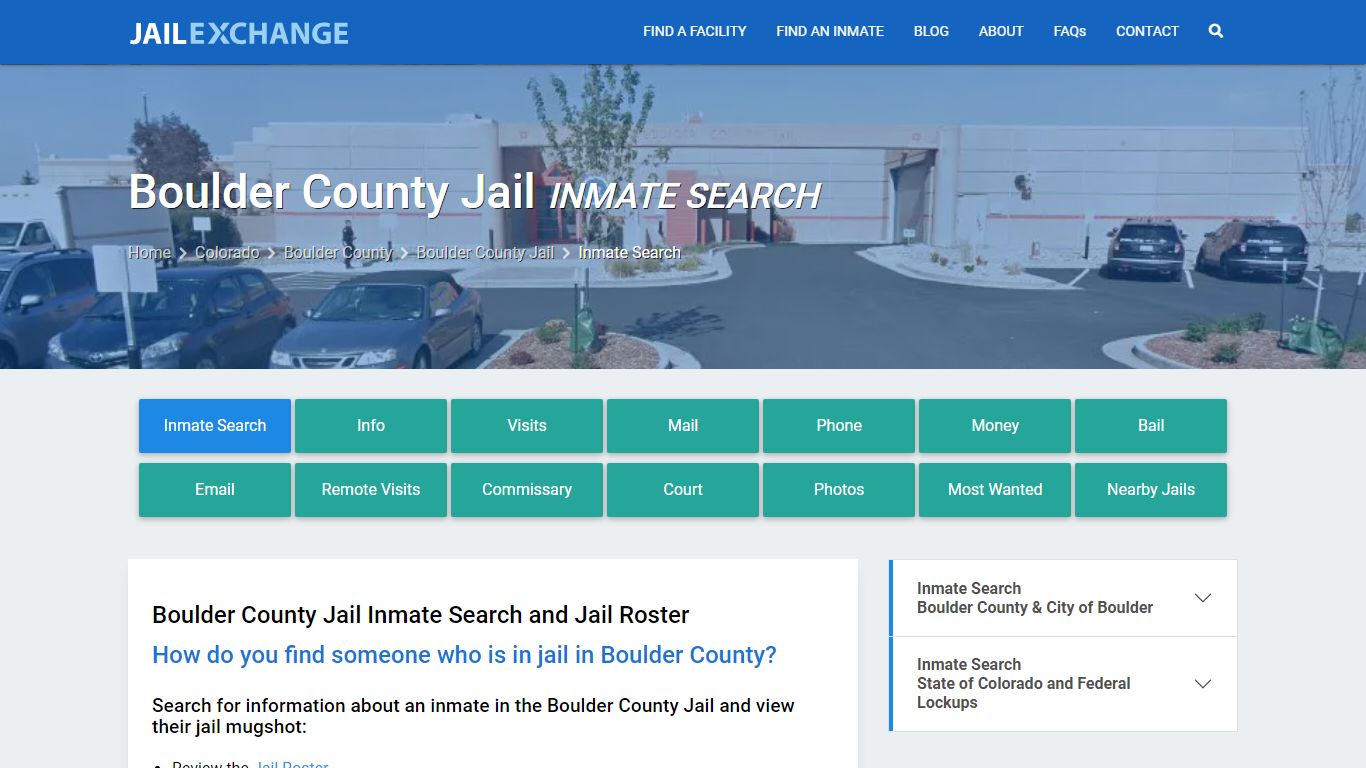 Inmate Search: Roster & Mugshots - Boulder County Jail, CO